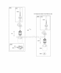 Electric Starter Motors Diagram and Parts List for 305777-0113-E1  Briggs and Stratton Engine